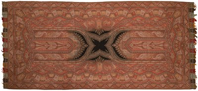 Lot 183 - TWO WOOL SHAWLS IN THE KASHMIR STYLE