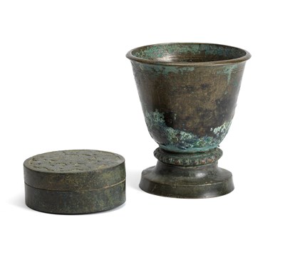 Lot 265 - TWO KHMER BRONZE VESSELS