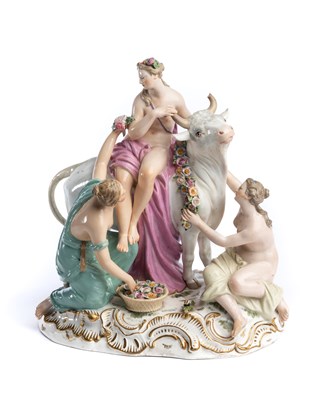 Lot 493 - A MEISSEN GROUP