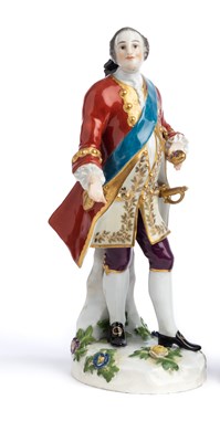 Lot 495 - A MEISSEN FIGURE