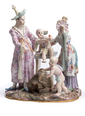 Lot 496 - A MEISSEN GROUP