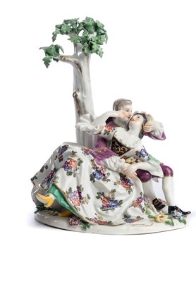 Lot 499 - A MEISSEN GROUP OF LOVERS