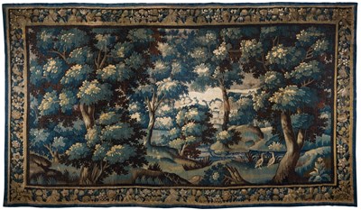 Lot 520 - A VERDURE TAPESTRY