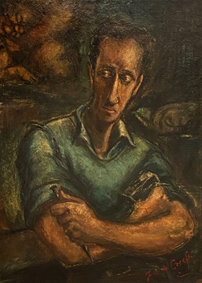 Lot 532 - â€¢  JOSE DE CREEFT (1884-1982): SELF PORTRAIT