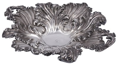 Lot 615 - â’¼ A VICTORIAN SILVER DISH