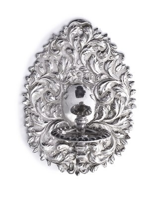 Lot 126 - A DUTCH SILVER MINIATURE WALL SCONCE, FREDERIK VAN STRANT I, AMSTERDAM, CIRCA 1720