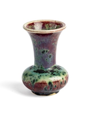Lot 24 - A RUSKIN HIGH FIRED STONEWARE SMALL VASE, 1909