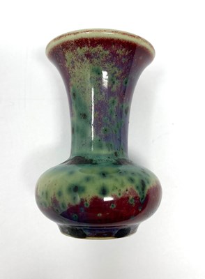 Lot 24 - A RUSKIN HIGH FIRED STONEWARE SMALL VASE, 1909