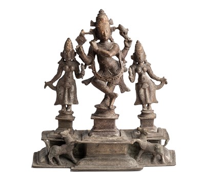 Lot 206 - A SHRINE DEPICTING KRISHNA VENUGOPALA