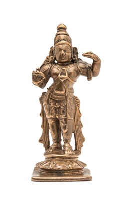 Lot 222 - A BRONZE FIGURE OF RAMA