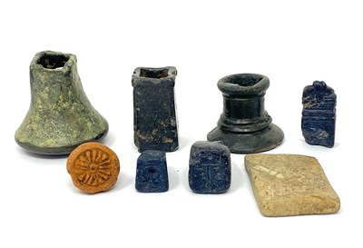 Lot 256 - EIGHT SMALL SOUTH-EAST ASIAN OBJECTS