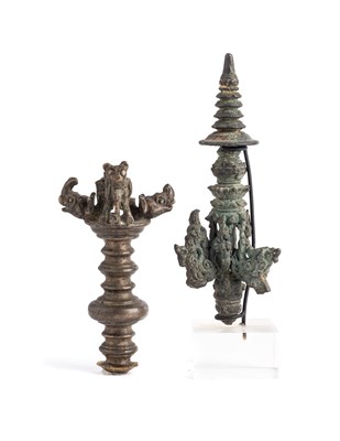 Lot 264 - TWO JAVANESE BRONZE OBJECTS