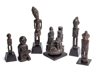 Lot 309 - A GROUP OF DAYAK CARVINGS