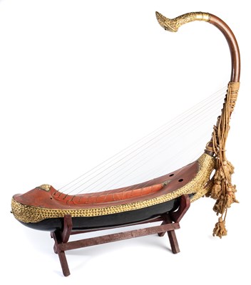 Lot 357 - â–¡  AN ARCHED HARP (SAUNG GAUK)