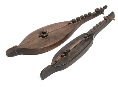 Lot 386 - â–¡ TWO BOAT LUTES (JUNGGA)