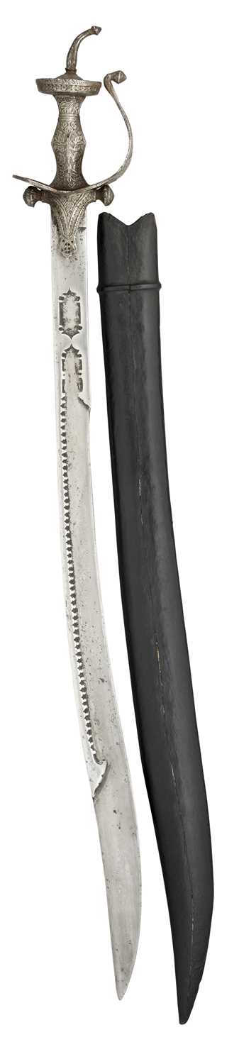 Lot 16 - A SOUTH INDIAN SWORD (SOSSUN PATA), 16TH/17TH CENTURY, PERHAPS BIJAPUR