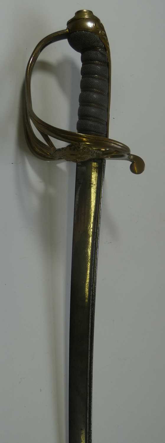 Lot 289 - A SPANISH MODEL 1859 MARINE INFANTRY OFFICER'S SWORD