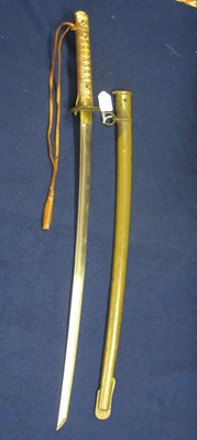 Lot 3 - A JAPANESE W.W.II N.C.O's KATANA