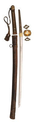 Lot 5 - A JAPANESE OFFICER'S KATANA