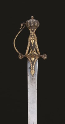 Lot 14 - A RARE NORTH INDIAN SWORD