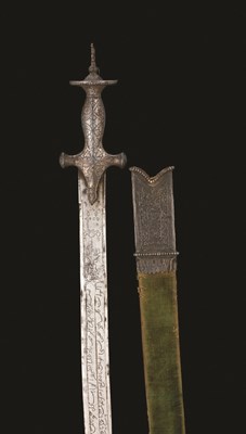 Lot 23 - AN INDIAN SWORD (ZULFIQAR)