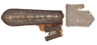 Lot 43 - A DECORATED INDIAN ARM DEFENCE (BAZU BAND)