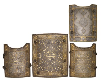 Lot 49 - A COMPOSITE INDIAN PART ARMOUR (CHA AINA) 18TH CENTURY