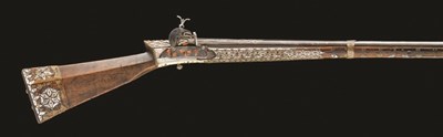 Lot 56 - **A 14 BORE OTTOMAN BALKAN MIQUELET-LOCK MUSKET