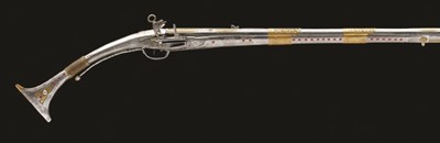 Lot 60 - **A 25 BORE OTTOMAN BALKAN MIQUELET-LOCK GUN (ARNAUTKA)