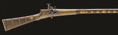 Lot 61 - **A 20 BORE TURKISH MIQUELET-LOCK GUN