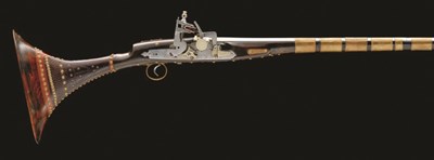Lot 67 - TWO NORTH AFRICAN (MOROCCAN) SNAPHAUNCE GUNS