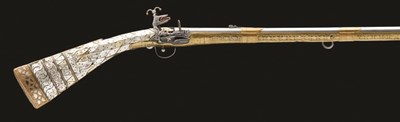 Lot 73 - **AN 18 BORE MIQUELET-LOCK OTTOMAN BALKAN CARBINE (DZEFERDAR)