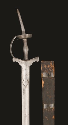 Lot 85 - AN INDIAN SWORD (KHANDA)