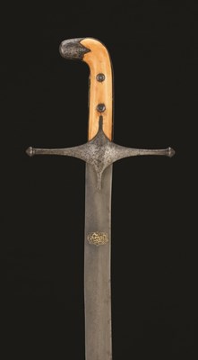 Lot 93 - A PERSIAN SWORD (SHAMSHIR)