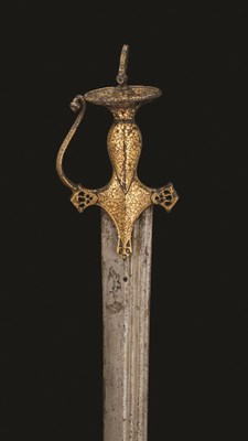 Lot 96 - AN INDIAN DECCANI SWORD (TALWAR)