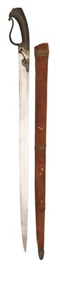 Lot 98 - AN UNUSUAL NORTH INDIAN SWORD