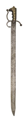 Lot 113 - A RARE FALCHION