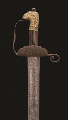 Lot 114 - A RARE ENGLISH PROTO-MORTUARY SWORD