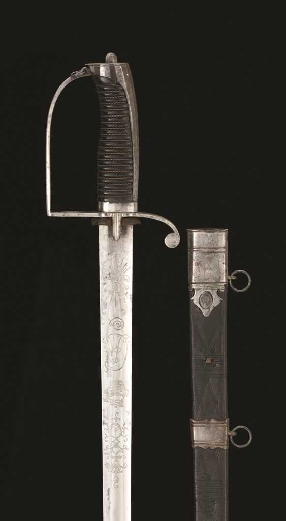 Lot 175 - AN OFFICER'S SWORD BY CULLUM