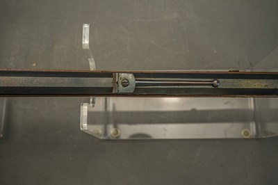 Lot 33 - A 120 BORE BAVARIAN BREECH-LOADING BUTT-RESERVOIR AIR GUN BY F. FACKLER IN AICHACH, MID-19TH CENTURY