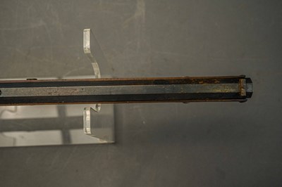 Lot 33 - A 120 BORE BAVARIAN BREECH-LOADING BUTT-RESERVOIR AIR GUN BY F. FACKLER IN AICHACH, MID-19TH CENTURY