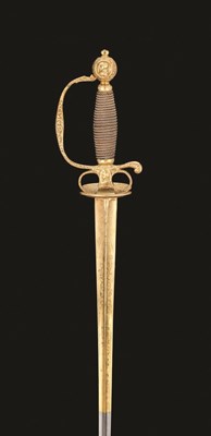 Lot 196 - A FRENCH SMALL-SWORD