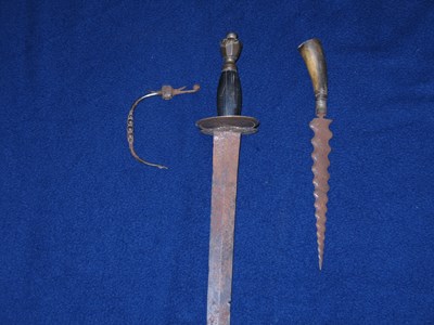 Lot 202 - A COMPOSITE SWORD