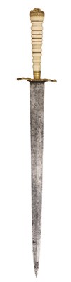 Lot 203 - A NAVAL OFFICER'S DIRK BY GILLOT