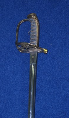 Lot 218 - A VICTORIAN 1845 PATTERN GENERAL OFFICER'S INFANTRY SWORD