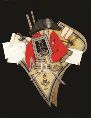 Lot 227 - **AN OFFICER'S JACKET, 6TH (OR INNISKILLING) DRAGOONS, CIRCA 1812-16