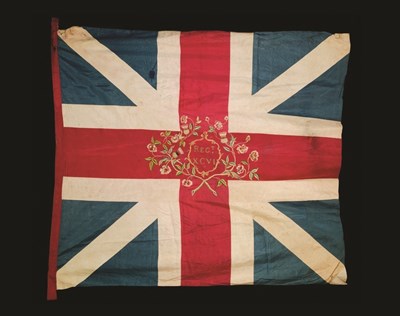 Lot 230 - THE KING'S COLOUR, 96TH REGIMENT OF FOOT (MONSON'S), CIRCA 1761-65