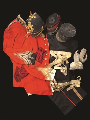 Lot 236 - ITEMS OF UNIFORM OF THE NORTH LINCOLNSHIRE MILITIA AND 3RD (MILITIA) BATTALION