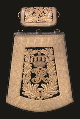 Lot 250 - AN OFFICER'S DRESS SABRETACHE AND POUCH