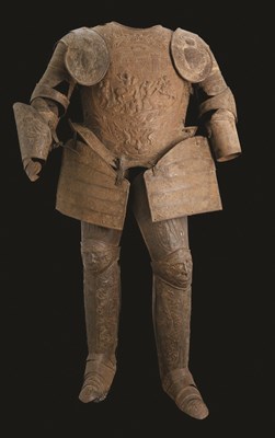 Lot 290 - A DECORATED PART ARMOUR IN RENAISSANCE STYLE